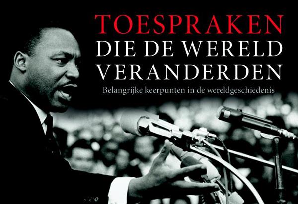 Grote foto toespraken die de wereld veranderden dwarsligger 124 boeken geschiedenis wereld