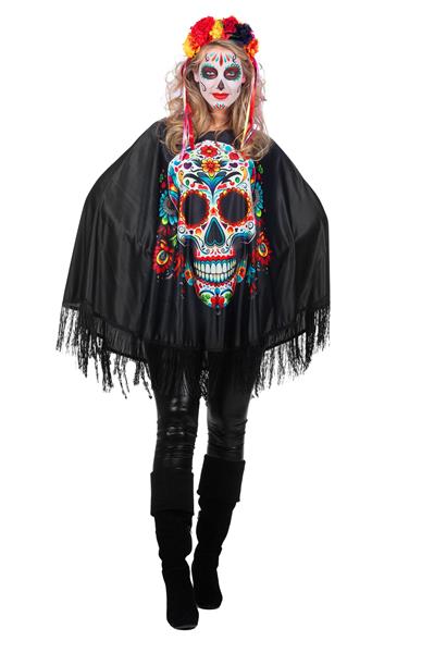 Grote foto dia de los muertos poncho dames verzamelen overige verzamelingen