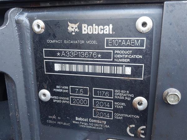 Grote foto bobcat e10 minikraan doe het zelf en verbouw kranen en graafmachines