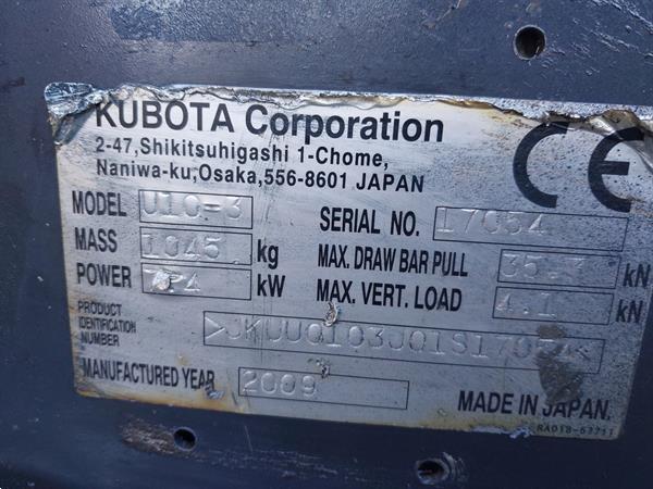 Grote foto kubota u10 3 minikraan. doe het zelf en verbouw kranen en graafmachines