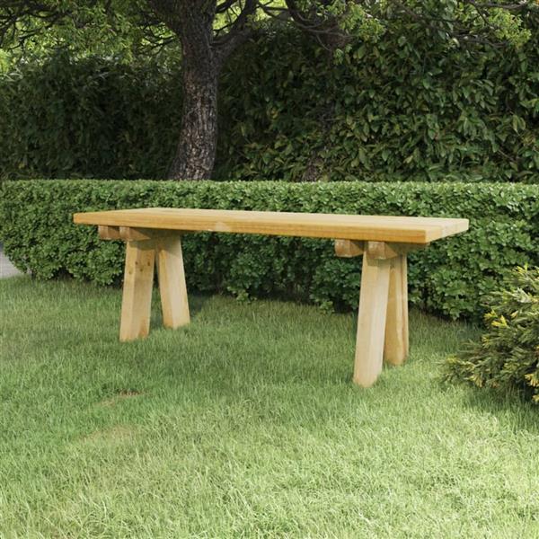 Grote foto vidaxl tuinbank 110 cm ge mpregneerd massief grenenhout tuin en terras tuinmeubelen