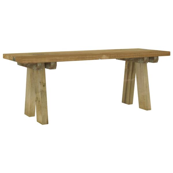 Grote foto vidaxl tuinbank 110 cm ge mpregneerd massief grenenhout tuin en terras tuinmeubelen