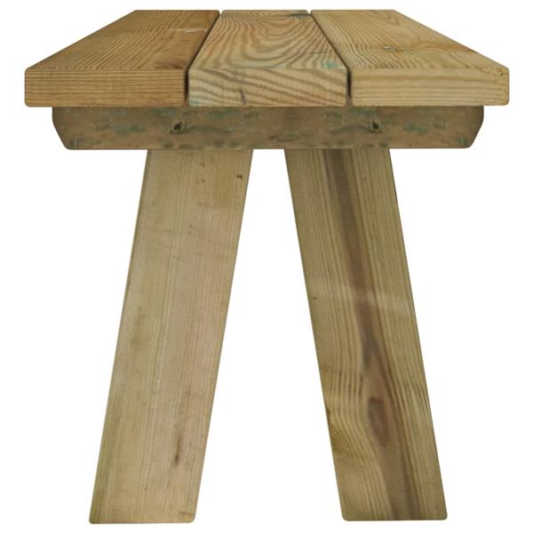 Grote foto vidaxl tuinbank 110 cm ge mpregneerd massief grenenhout tuin en terras tuinmeubelen