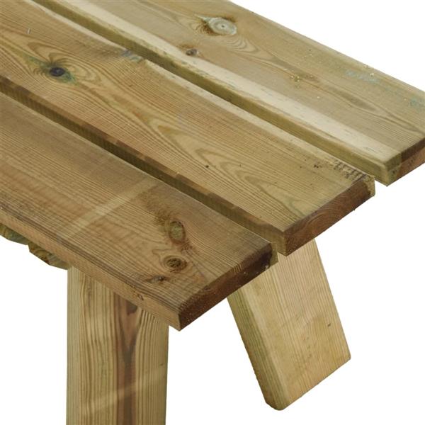 Grote foto vidaxl tuinbank 110 cm ge mpregneerd massief grenenhout tuin en terras tuinmeubelen