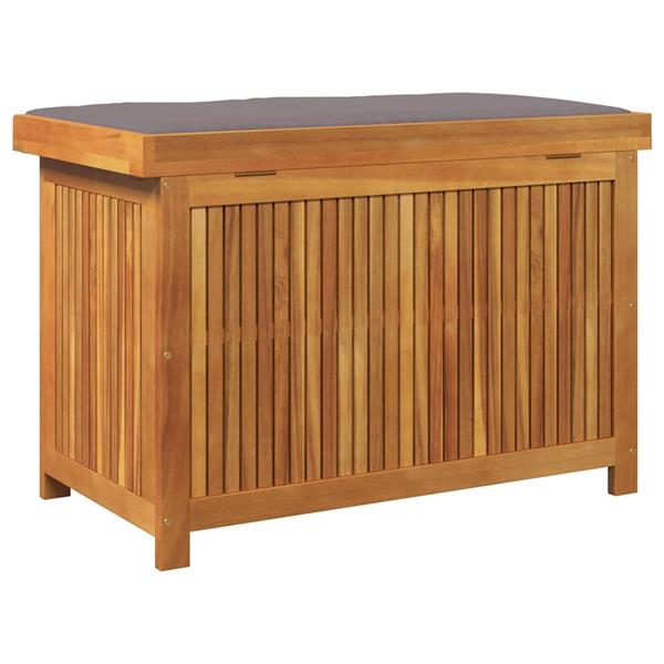 Grote foto vidaxl kussenbox voor buiten 90x50x60 5 cm massief acaciahout tuin en terras overige tuin en terras