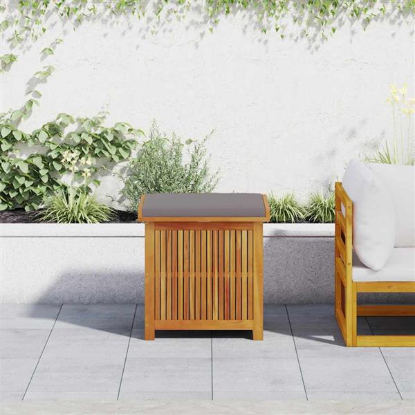 Grote foto vidaxl kussenbox voor buiten 60x50x61 cm massief acaciahout tuin en terras overige tuin en terras