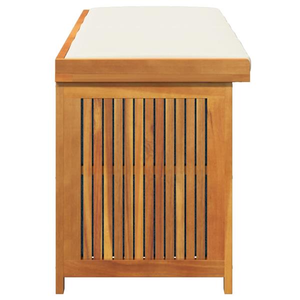 Grote foto vidaxl kussenbox voor buiten 150x50x60 5 cm massief acaciahout tuin en terras overige tuin en terras