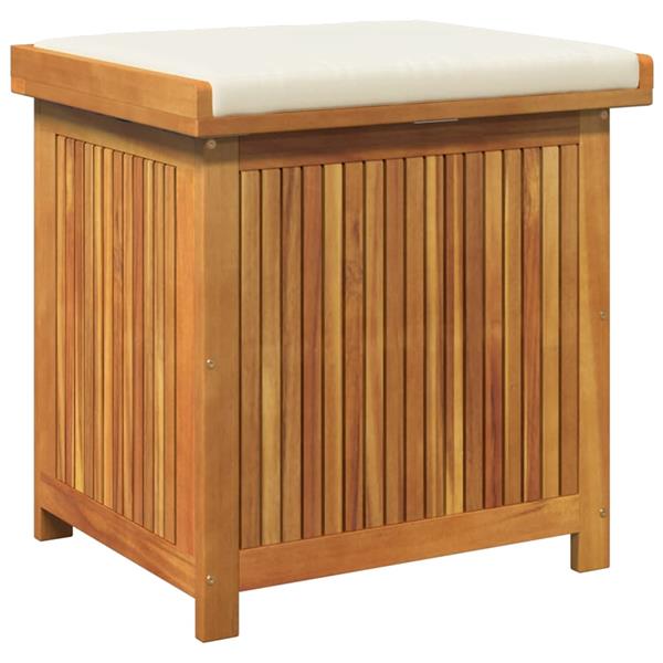 Grote foto vidaxl kussenbox voor buiten 60x50x61 cm massief acaciahout tuin en terras overige tuin en terras
