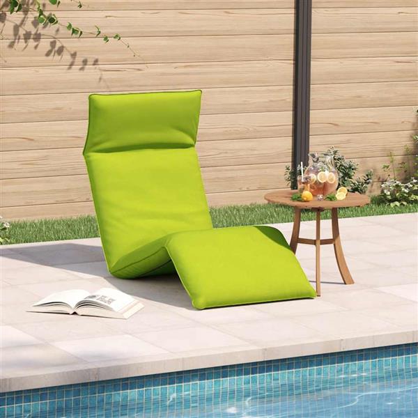 Grote foto vidaxl ligstoel inklapbaar 175x54x8 5 cm oxford stof heldergroen tuin en terras tuinmeubelen