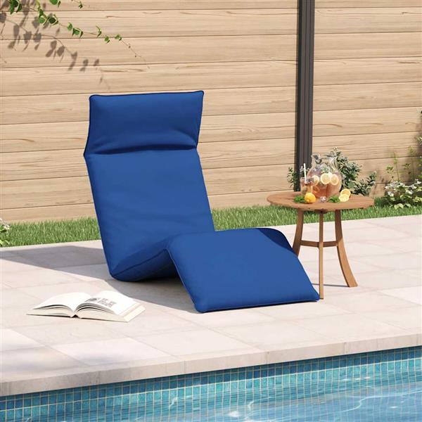 Grote foto vidaxl ligstoel inklapbaar 175x54x8 5 cm oxford stof koningsblauwe tuin en terras tuinmeubelen