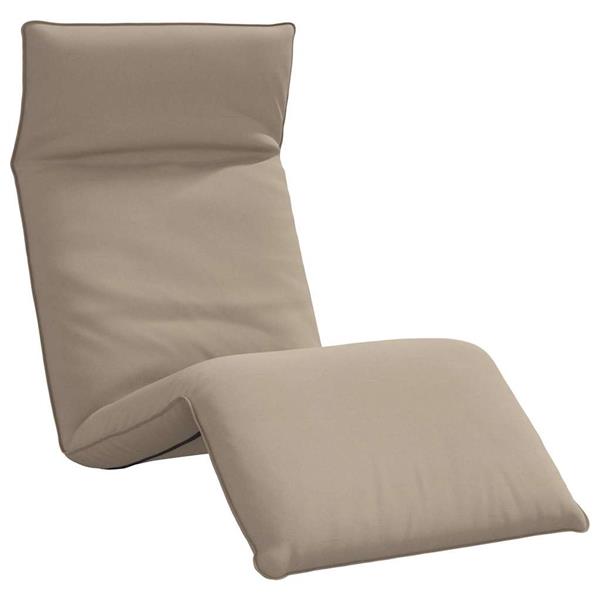 Grote foto vidaxl ligstoel inklapbaar 175x54x8 5 cm oxford stof taupe tuin en terras tuinmeubelen