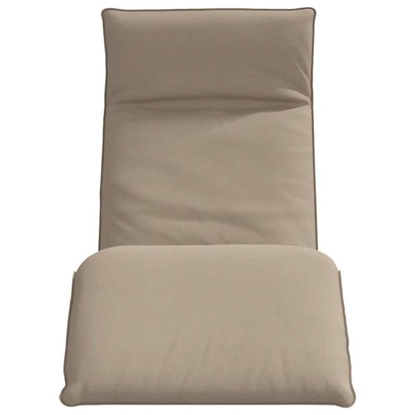Grote foto vidaxl ligstoel inklapbaar 175x54x8 5 cm oxford stof taupe tuin en terras tuinmeubelen
