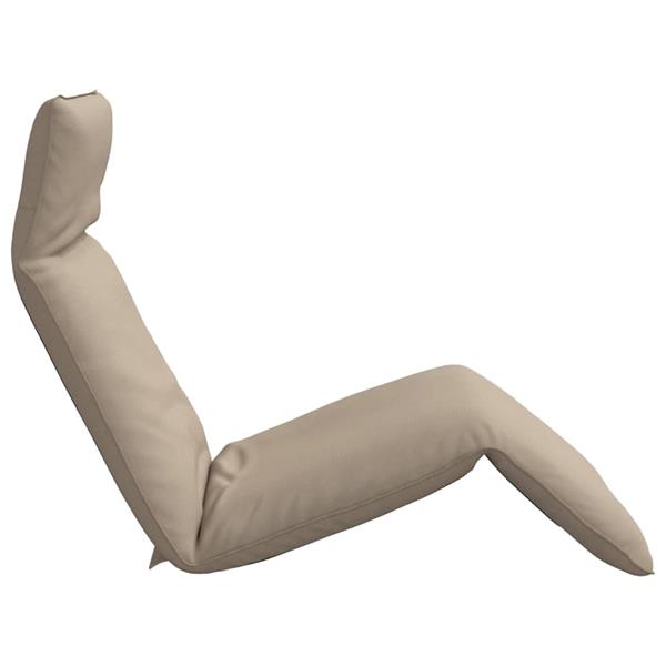 Grote foto vidaxl ligstoel inklapbaar 175x54x8 5 cm oxford stof taupe tuin en terras tuinmeubelen