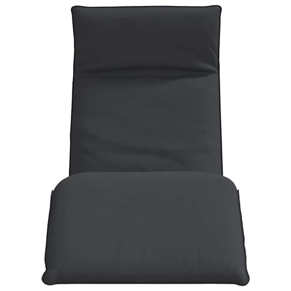 Grote foto vidaxl ligstoel inklapbaar 175x54x8 5 cm oxford stof zwart tuin en terras tuinmeubelen