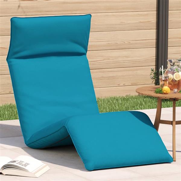 Grote foto vidaxl ligstoel inklapbaar 175x54x8 5 cm oxford stof lichtblauw tuin en terras tuinmeubelen