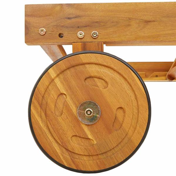 Grote foto vidaxl ligstoelen 2 st massief acaciahout tuin en terras tuinmeubelen