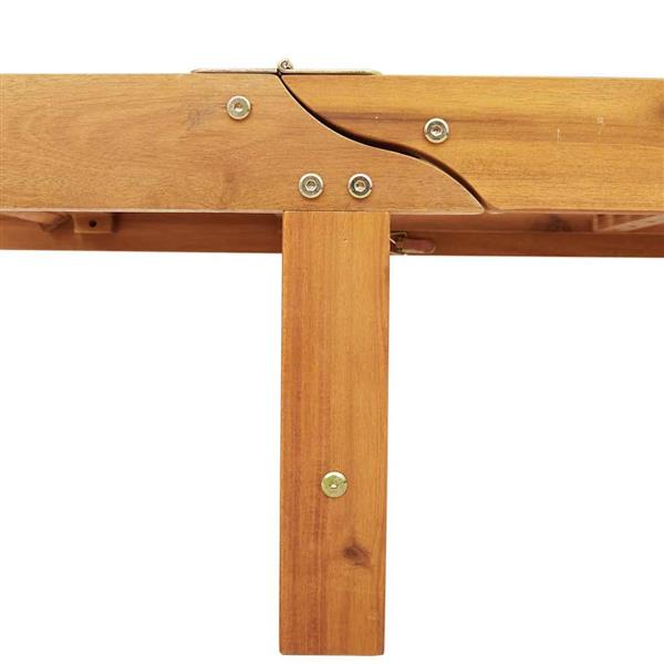 Grote foto vidaxl ligstoelen 2 st massief acaciahout tuin en terras tuinmeubelen