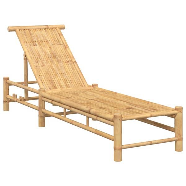 Grote foto vidaxl ligbed 55x199x30 cm bamboe tuin en terras tuinmeubelen