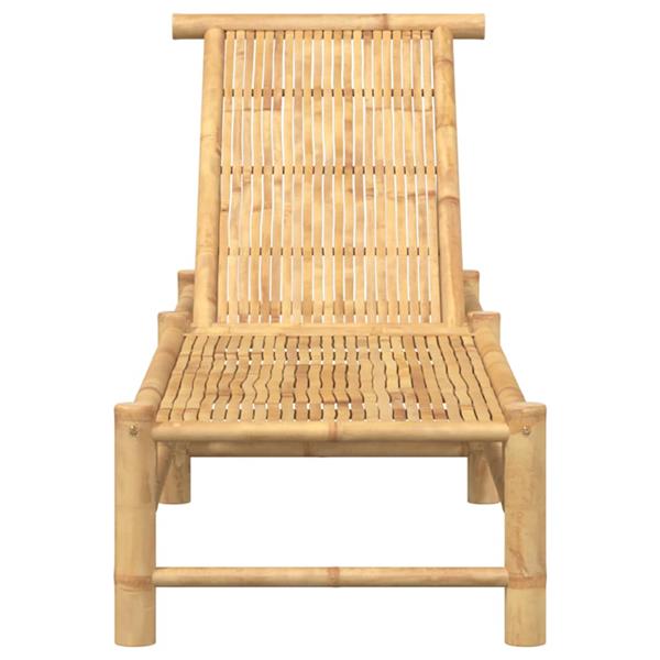 Grote foto vidaxl ligbed 55x199x30 cm bamboe tuin en terras tuinmeubelen