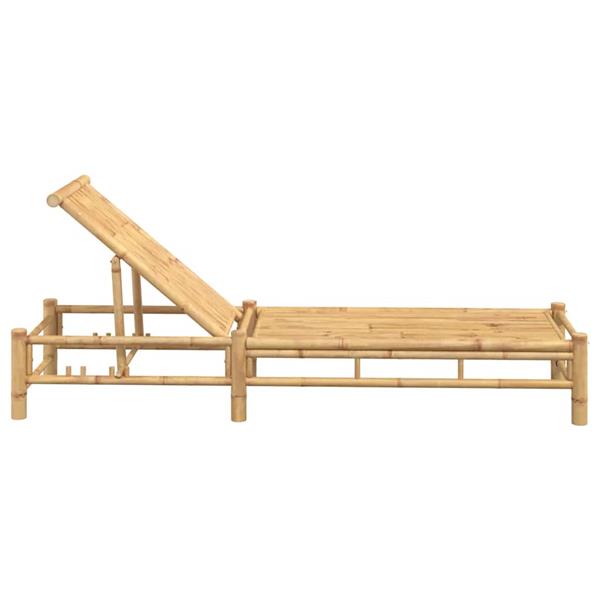 Grote foto vidaxl ligbed 55x199x30 cm bamboe tuin en terras tuinmeubelen