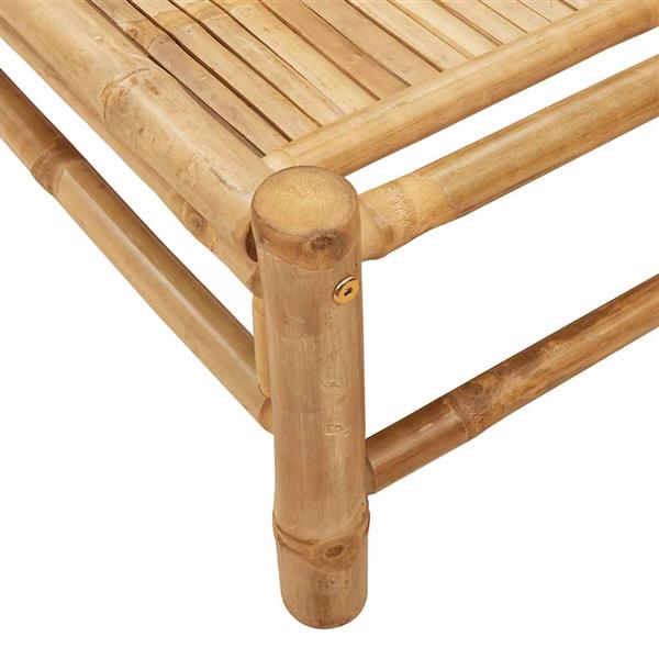 Grote foto vidaxl ligbed 55x199x30 cm bamboe tuin en terras tuinmeubelen