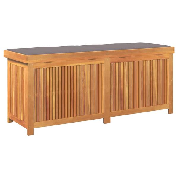 Grote foto vidaxl kussenbox voor buiten 150x50x60 5 cm massief acaciahout tuin en terras overige tuin en terras