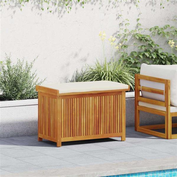 Grote foto vidaxl kussenbox voor buiten 90x50x60 5 cm massief acaciahout tuin en terras overige tuin en terras