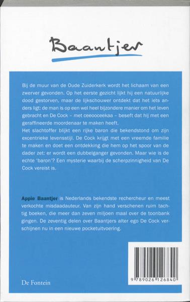 Grote foto de cock en het lijk aan de kerkmuur baantjer 12 boeken thrillers