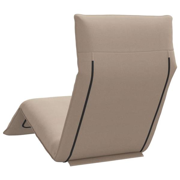 Grote foto vidaxl ligstoel inklapbaar 175x54x8 5 cm oxford stof taupe tuin en terras tuinmeubelen