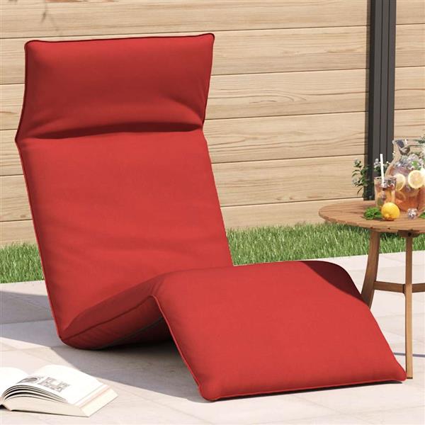Grote foto vidaxl ligstoel inklapbaar 175x54x8 5 cm oxford stof rood tuin en terras tuinmeubelen