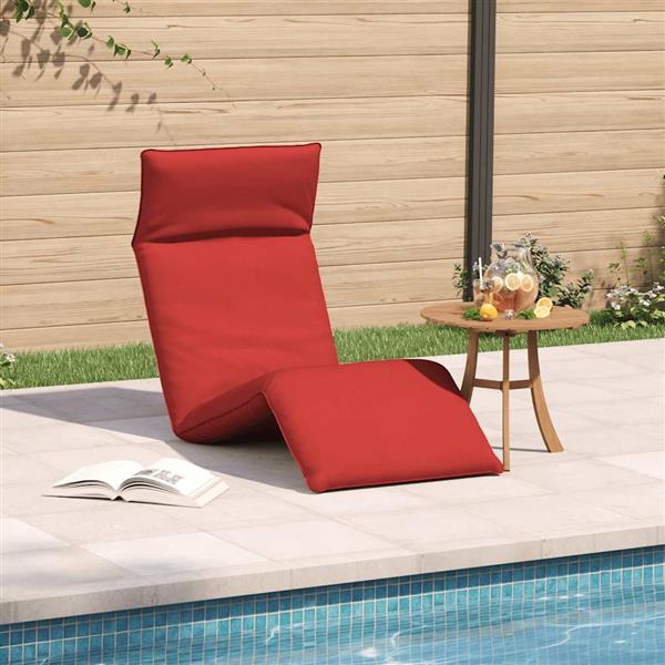 Grote foto vidaxl ligstoel inklapbaar 175x54x8 5 cm oxford stof rood tuin en terras tuinmeubelen