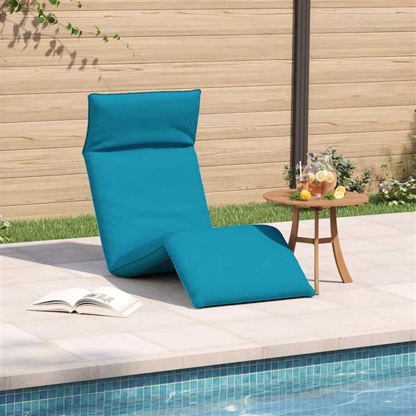 Grote foto vidaxl ligstoel inklapbaar 175x54x8 5 cm oxford stof lichtblauw tuin en terras tuinmeubelen