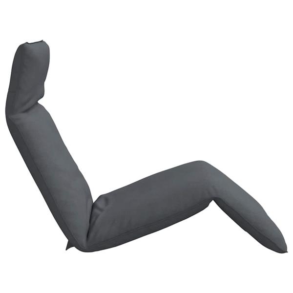 Grote foto vidaxl ligstoel inklapbaar 175x54x8 5 cm oxford stof antracietkleurig tuin en terras tuinmeubelen