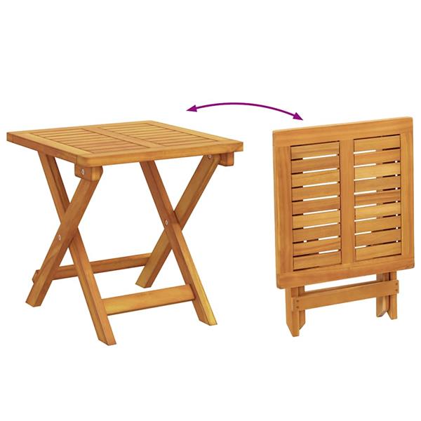 Grote foto vidaxl ligbedden 2 st met tafel massief acaciahout tuin en terras tuinmeubelen