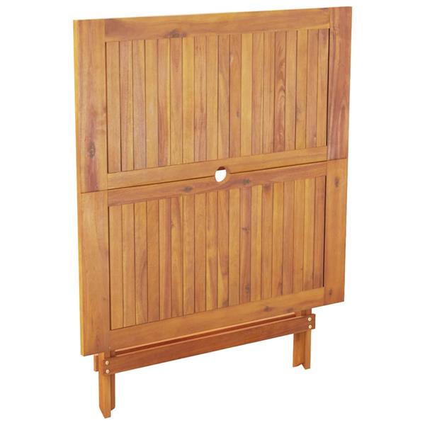Grote foto vidaxl 5 delige tuinset poly rattan en massief hout beige tuin en terras tuinmeubelen