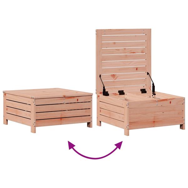 Grote foto vidaxl 3 delige loungeset met kussens massief douglashout tuin en terras tuinmeubelen
