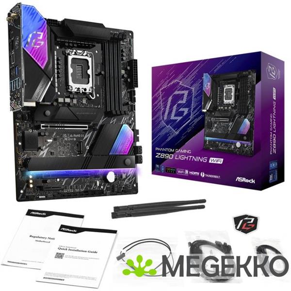 Grote foto asrock z890 lightning wifi computers en software moederborden