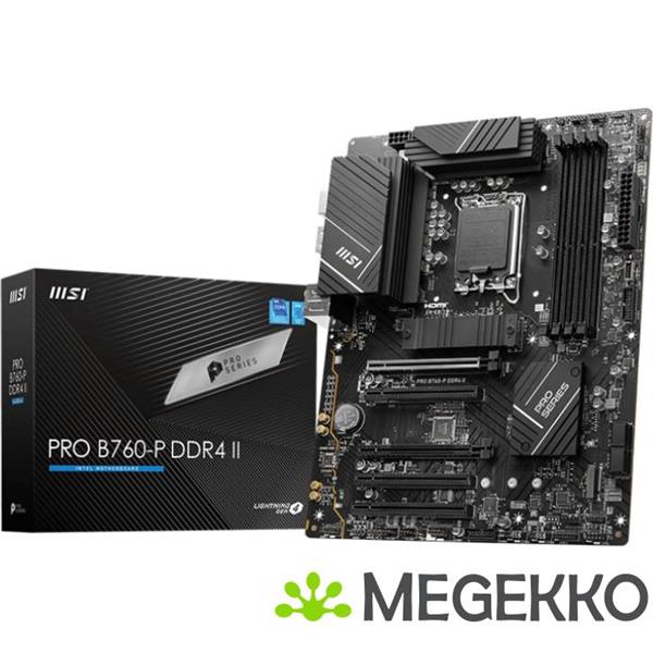 Grote foto msi pro b760 p ddr4 ii computers en software moederborden