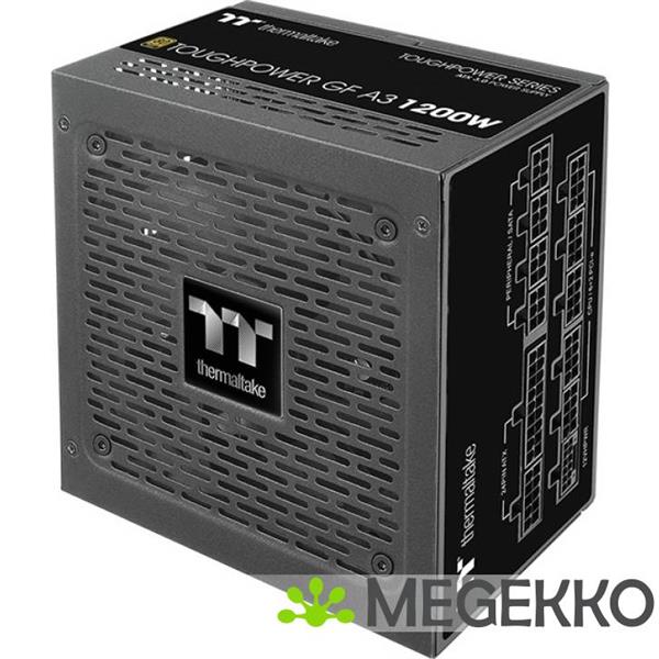 Grote foto thermaltake toughpower gf a3 power supply unit 1200 w 24 pin atx atx zwart computers en software overige