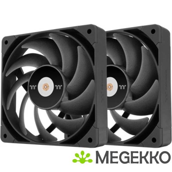 Grote foto thermaltake toughfan 14 computer behuizing ventilator 14 cm zwart 2 stuk s computers en software overige computers en software