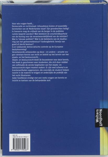 Grote foto staats en bestuursrecht boeken wetenschap