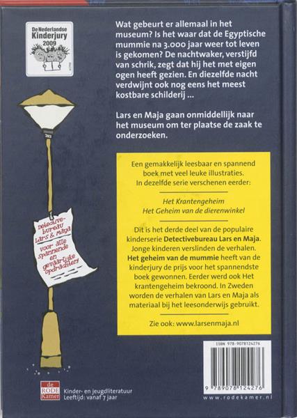 Grote foto het geheim van de mummie detectivebureau lars maja 3 boeken jeugd 13 jaar en ouder