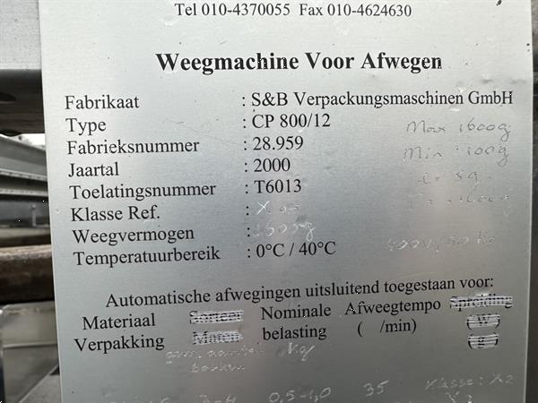 Grote foto s b cp 800 12 bp afweegmachine met frame en 3 elevatoren toevoertransportbanden agrarisch tuinbouw