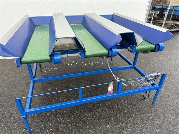 Grote foto s b cp 800 12 bp afweegmachine met frame en 3 elevatoren toevoertransportbanden agrarisch tuinbouw