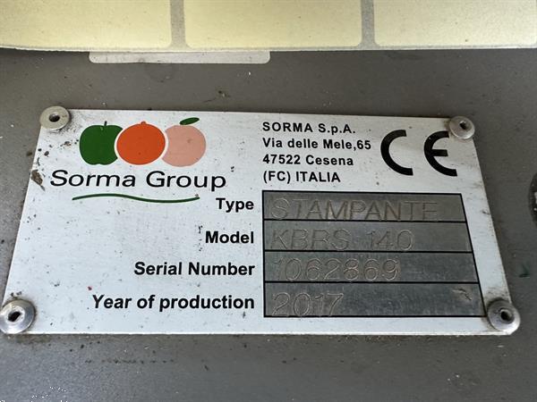 Grote foto sorma brs 134 verticale verpakkingsmachine voor girsac sormapack en sormabag agrarisch tuinbouw