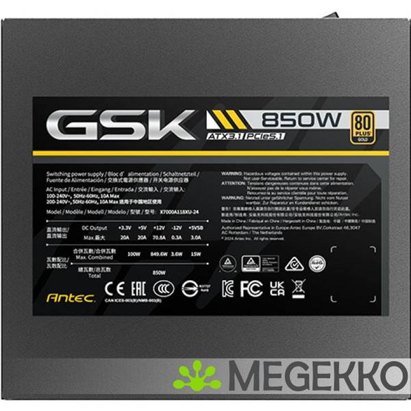 Grote foto antec gsk850 computers en software overige