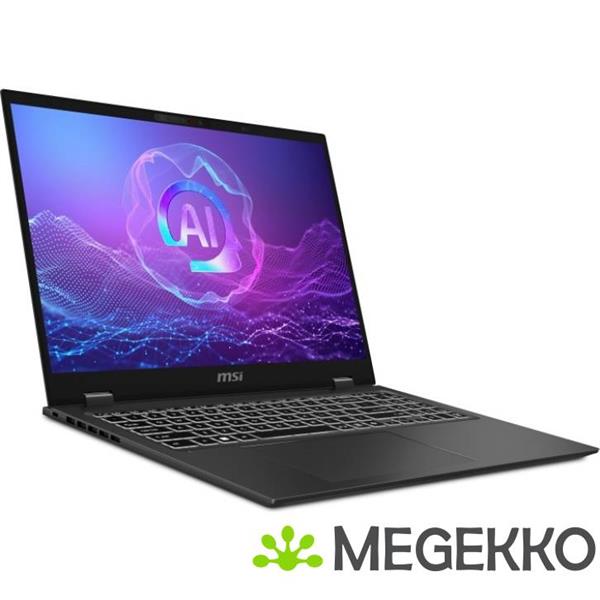 Grote foto msi prestige 16 ai evo b2vmg 021nl 16 intel core ultra 7 oled laptop computers en software overige computers en software