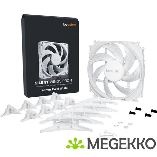 Grote foto be quiet silent wings pro 4 140mm white computers en software overige computers en software