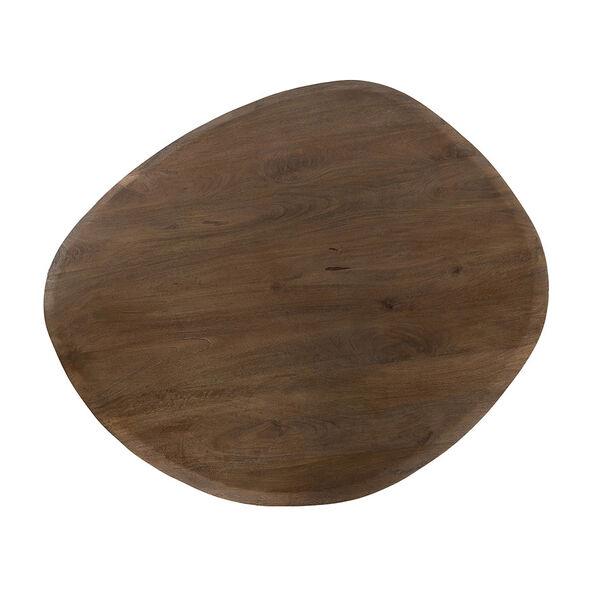 Grote foto eetkamertafel cornetto 140 cm organisch malaga brown leverbaar vanaf week 24 huis en inrichting eettafels