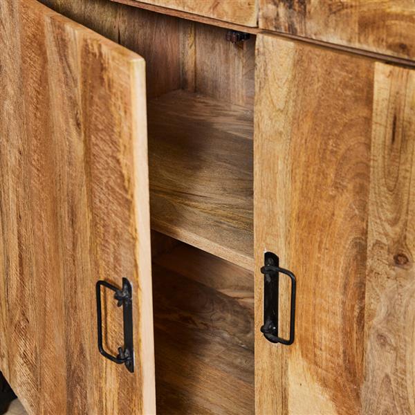 Grote foto vitrinekast boaz 2 deuren 2 lades 2 glazendeuren tijdelijk scherp geprijsd huis en inrichting eettafels